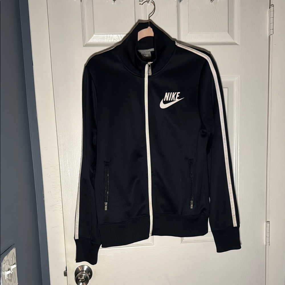 Nike Black and White Track Jacket